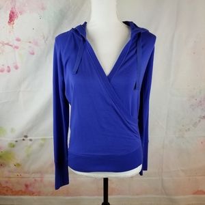 Athleta | Studio Wrap Hoodie Size XS Blue